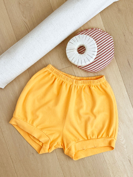 Classic Cotton Yoga Short - Apricot