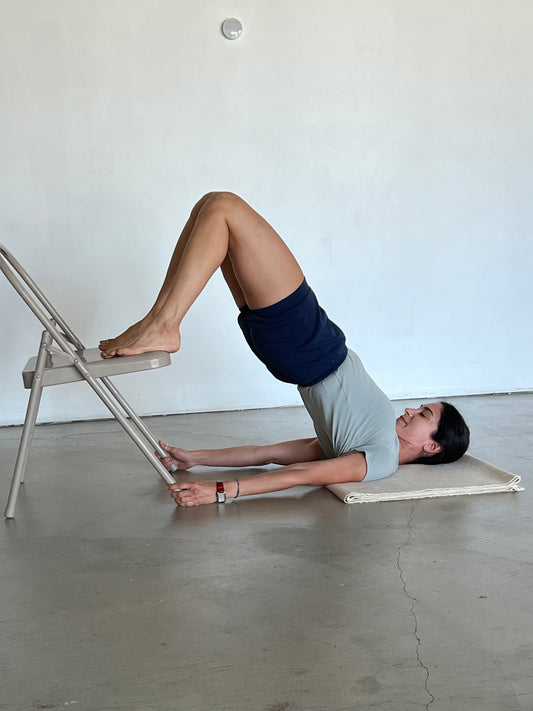 Classic Cotton Yoga Short - Navy