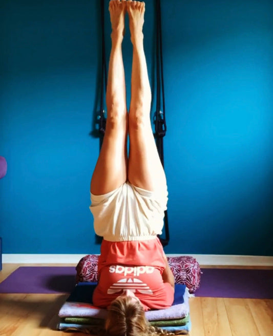 Classic Yoga Short in Hemp + Organic Cotton - Vanilla