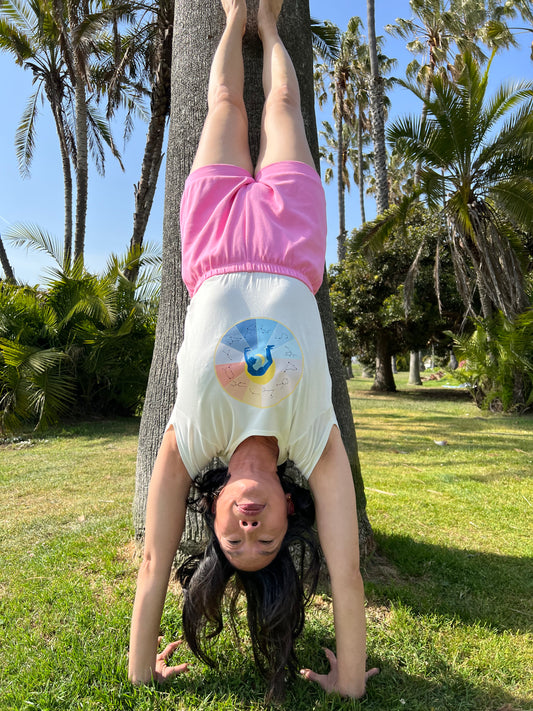 Classic Cotton Yoga Short - Cotton Candy