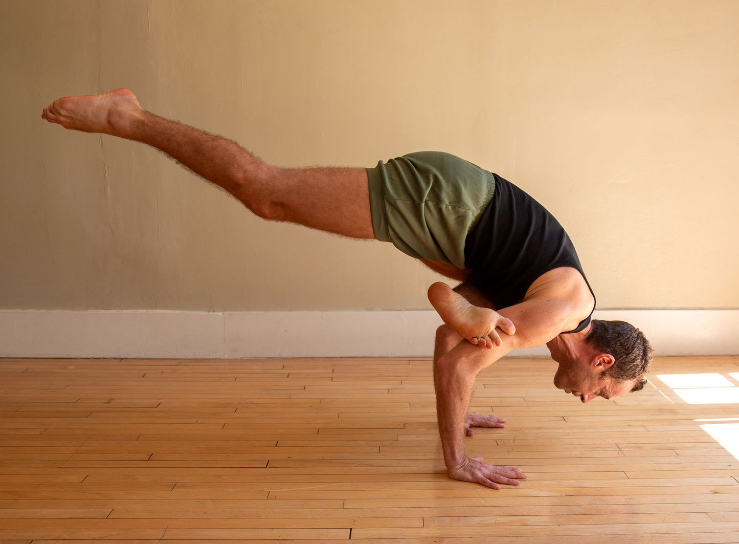 Classic Cotton Yoga Short - Thyme