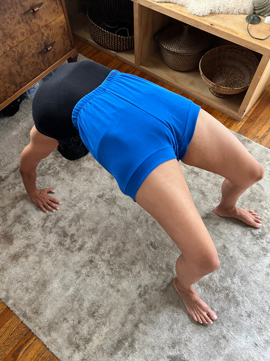 Classic Cotton Yoga Short - Ocean