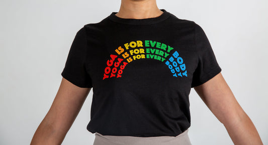 Rainbow Yoga Is For Every Body - Crewneck T-shirt
