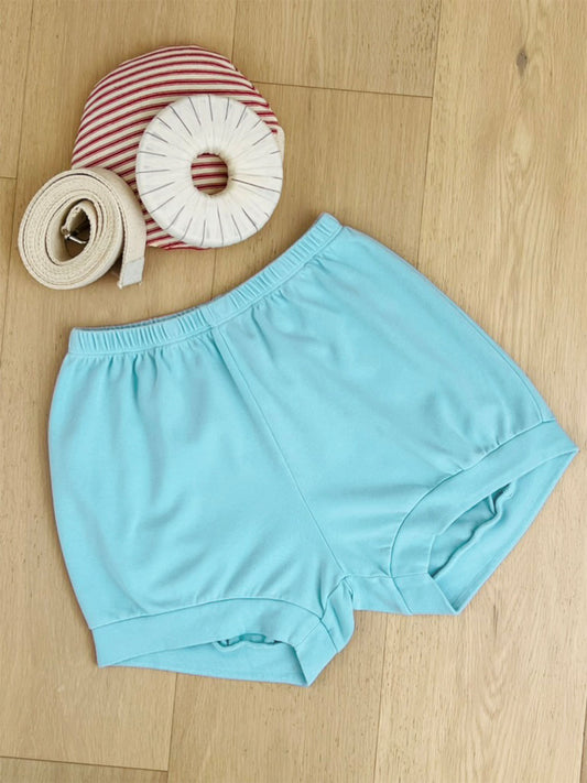 Classic Cotton Yoga Short - Sky Blue